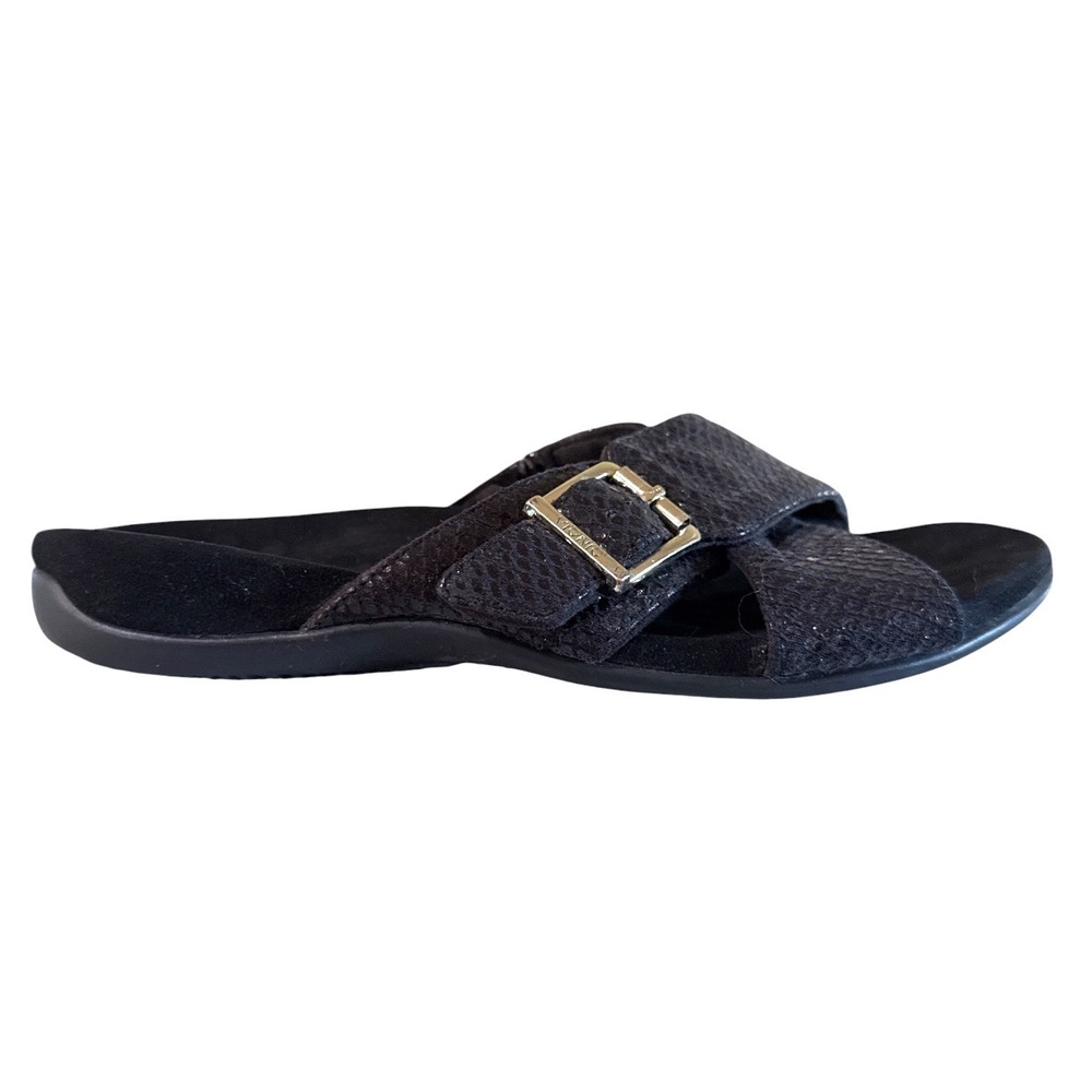 Vionic Buckle Slide Sandals Womens Size 5